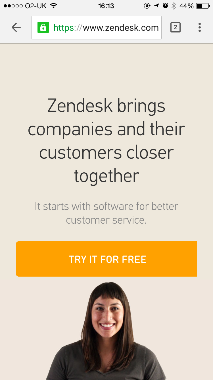 Адаптивный дизайн Zendesk’s более не полагается на видео.