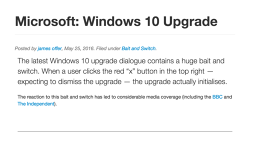 Обновление Microsoft 10 