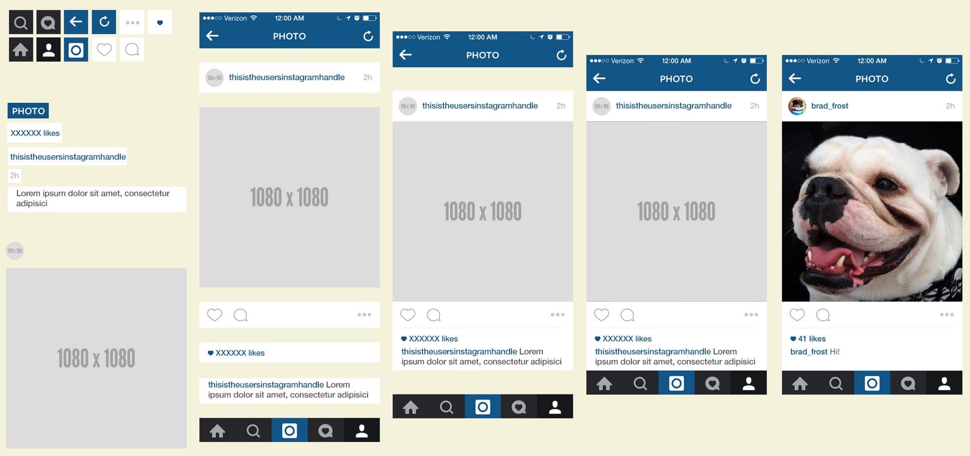 Atomic design applied to the native mobile app Instagram — Brad Frost