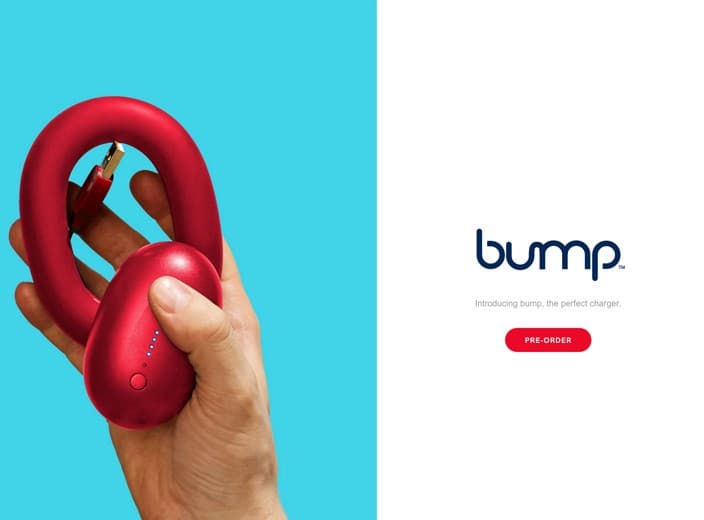 Bump дублировал брендовый цвет для установления визуального потока, переносящего пользователя от экрана продукта к экрану заказа
